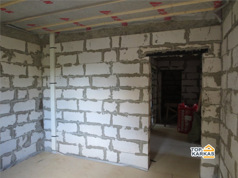Дом из газосиликата. Внутренние стены