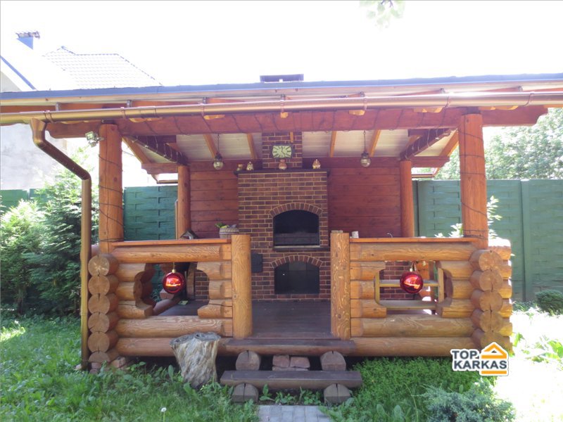 Беседка с мангалом